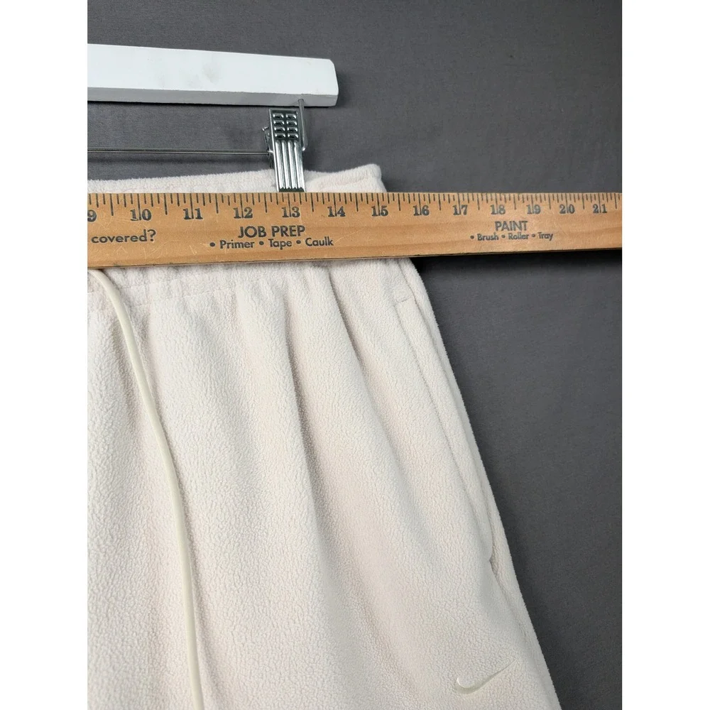 Nike Therma-FIT Fleece Joggers Mens Medium Cream Sweatpants FB5578-104